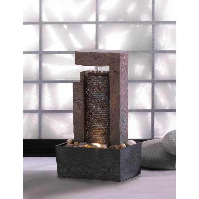 Millwood Pines Onamia Indoor Weather Resistant Tabletop Fountain & Reviews Wayfair